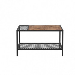 Mesa de centro Dubois pino atlántico negro Practica Hogar