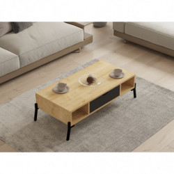 Mesa de centro Faro zafiro roble antracita Practica Hogar
