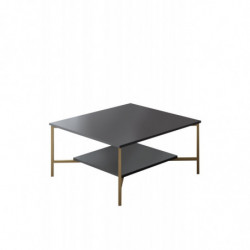 Mesa de centro Gold Line antracita negro Practica Hogar