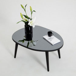 Mesa de centro Gusto Fume humo negro Practica Hogar