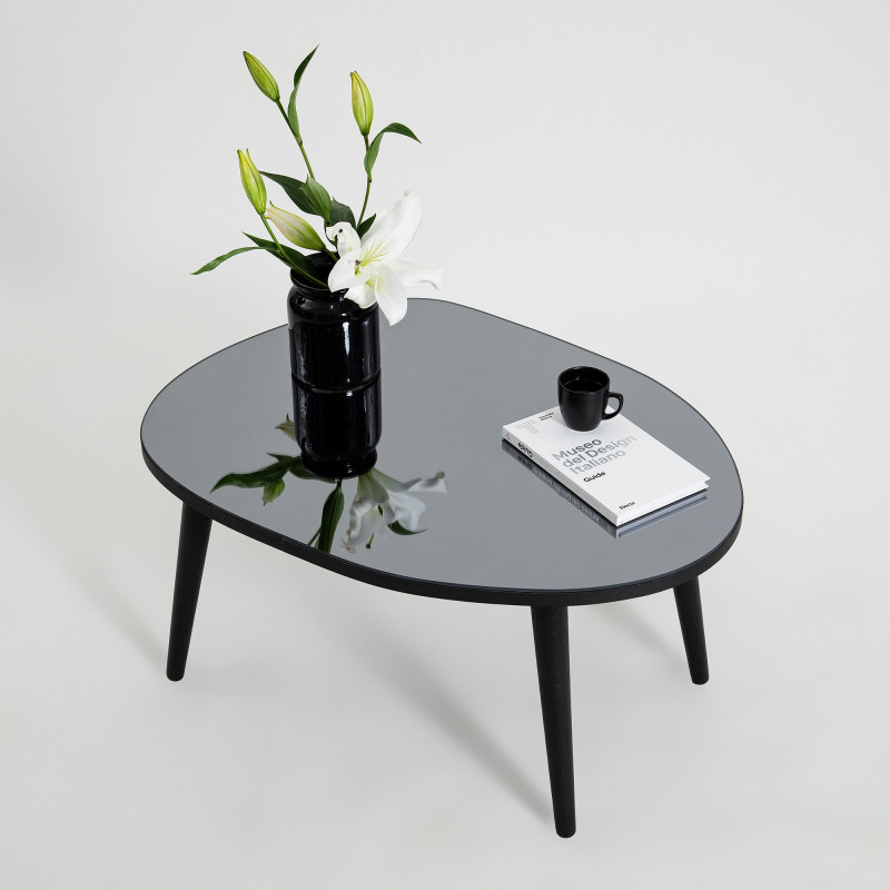 Mesa de centro Gusto Fume humo negro Practica Hogar Mesa de centro Gusto Fume humo negro Practica Hogar