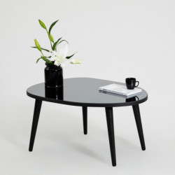Mesa de centro Gusto Fume humo negro Practica Hogar
