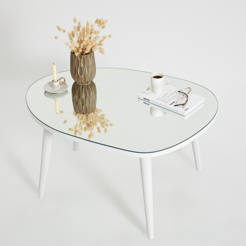 Mesa de centro Gusto blanco Practica Hogar Mesa de centro Gusto blanco Practica Hogar