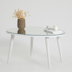 Mesa de centro Gusto blanco Practica Hogar