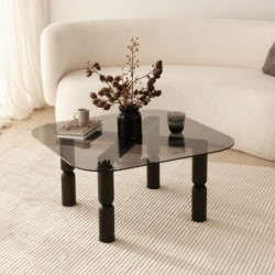 Mesa de centro Kei humo antracita Practica Hogar