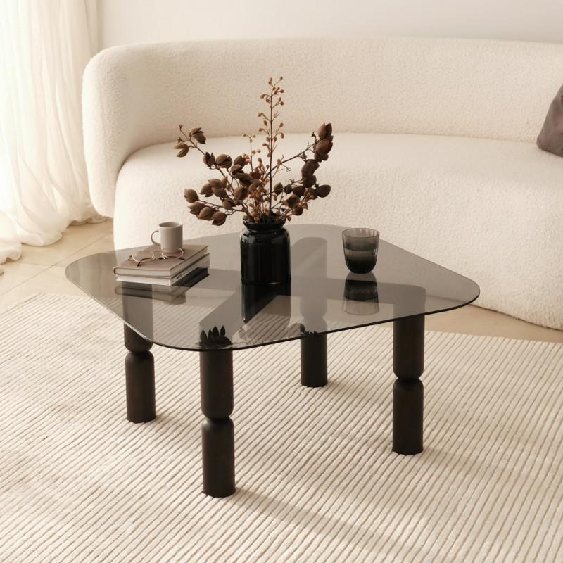 Mesa de centro Kei humo antracita Practica Hogar