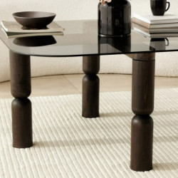 Mesa de centro Kei humo antracita Practica Hogar