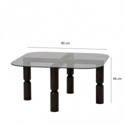 Mesa de centro Kei humo antracita Practica Hogar