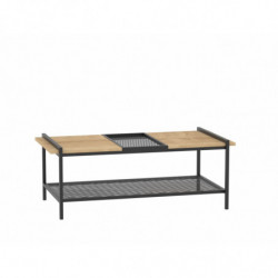 Mesa de centro Mata negro nogal Practica Hogar