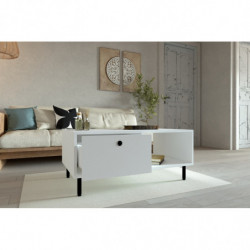 Mesa de centro Nando blanco Practica Hogar