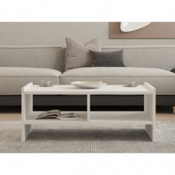 Mesa de centro Pera blanco Practica Hogar