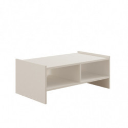 Mesa de centro Pera blanco Practica Hogar