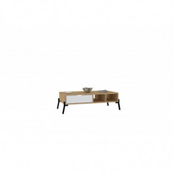 Mesa de centro Serpa zafiro roble blanco Practica Hogar