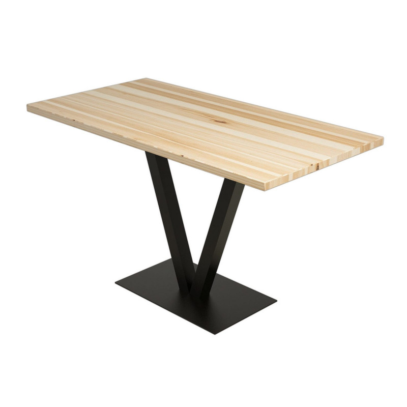Mesa comedor Sun Tabl Silver abedul plata negro Practica Hogar Mesa comedor Sun Tabl Silver abedul plata negro Practica Hogar