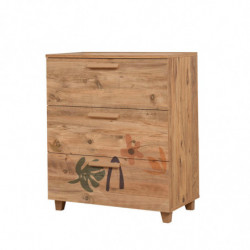 Cómoda Leva Gravis Leaf pino atlántico Practica Hogar