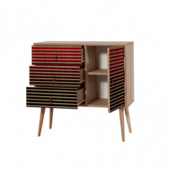 Cómoda VeryBox 221 sonoma roble Practica Hogar