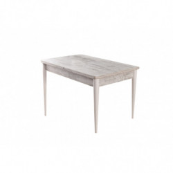 Mesa de comedor extensible Ahshap Kelebek-1233 blanco Practica Hogar