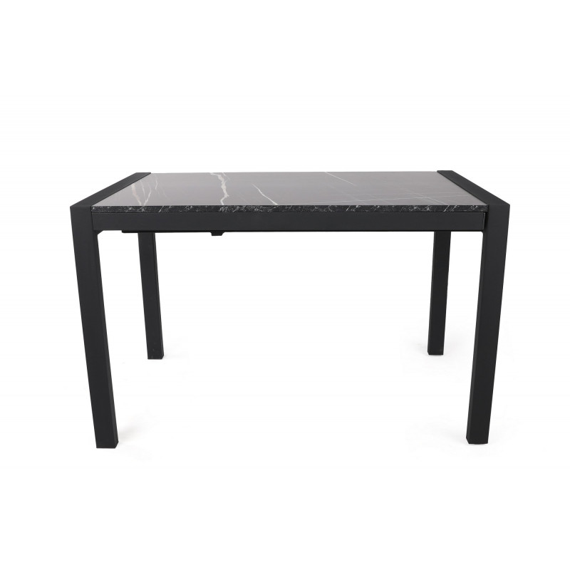 Mesa de comedor extensible Silva-1012 negro Practica Hogar Mesa de comedor extensible Silva-1012 negro Practica Hogar