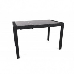 Mesa de comedor extensible Silva-1012 negro Practica Hogar