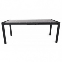 Mesa de comedor extensible Silva-1012 negro Practica Hogar