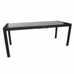 Mesa de comedor extensible Silva-1012 negro Practica Hogar
