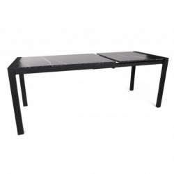Mesa de comedor extensible Silva-1012 negro Practica Hogar