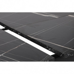 Mesa de comedor extensible Silva-1012 negro Practica Hogar