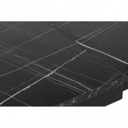Mesa de comedor extensible Silva-1012 negro Practica Hogar