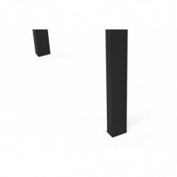 Mesa de comedor extensible Silva-1012 negro Practica Hogar