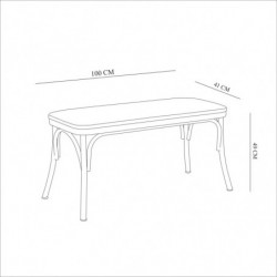 Set mesa comedor extensible y sillas (4 piezas) Oliver blanco Practica Hogar