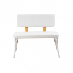 Set mesa comedor extensible y sillas (4 piezas) Oliver blanco Practica Hogar