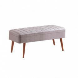 Set mesa comedor extensible y sillas (4 piezas) Vina 0701-3 gris nogal Practica Hogar