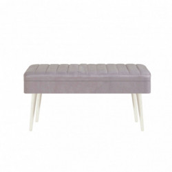 Set mesa comedor extensible y sillas (4 piezas) Vina 0701-3 gris blanco Practica Hogar