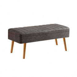 Set mesa comedor extensible y sillas (4 piezas) Vina 1053-3 pino atlántico antracita Practica Hogar