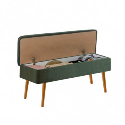 Set mesa comedor extensible y sillas (4 piezas) Vina 1070 3 pino atlántico verde Practica Hogar