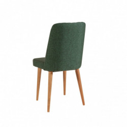 Set mesa comedor extensible y sillas (4 piezas) Vina 1070 3 pino atlántico verde Practica Hogar