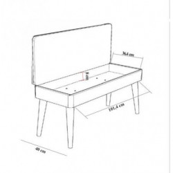 Set mesa comedor extensible y sillas (4 piezas) Vina 1070 3 pino atlántico verde Practica Hogar