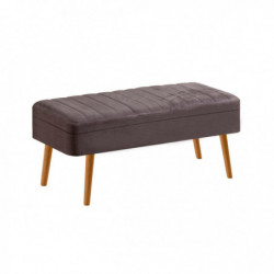 Set mesa comedor extensible y sillas (5 piezas) Vina 0701-4 pino atlántico antracita Practica Hogar
