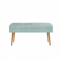 Set mesa comedor extensible y sillas (5 piezas) Vina 0701-4 pino atlántico verde pistacho Practica Hogar