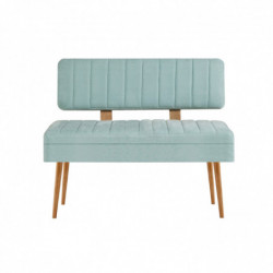 Set mesa comedor extensible y sillas (5 piezas) Vina 0701-4 pino atlántico verde pistacho Practica Hogar