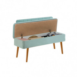 Set mesa comedor extensible y sillas (5 piezas) Vina 0701-4 pino atlántico verde pistacho Practica Hogar