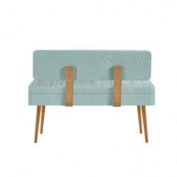 Set mesa comedor extensible y sillas (5 piezas) Vina 0701-4 pino atlántico verde pistacho Practica Hogar