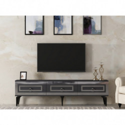 Mueble TV Karya Antracita Plata Practica Hogar