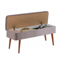 Set mesa comedor extensible y sillas (5 piezas) Vina 0701-4 gris nogal Practica Hogar