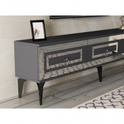 Mueble TV Karya Antracita Plata Practica Hogar