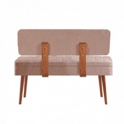 Set mesa comedor extensible y sillas (5 piezas) Vina 0900 4 piedra nogal Practica Hogar
