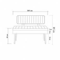 Set mesa comedor extensible y sillas (5 piezas) Vina 0900 4 piedra blanco Practica Hogar
