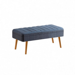 Set mesa comedor extensible y sillas (5 piezas) Vina 1048 4 pino atlántico azul oscuro Practica Hogar