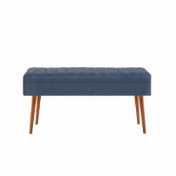 Set mesa comedor extensible y sillas (5 piezas) Vina 1048 4 pino atlántico azul oscuro Practica Hogar