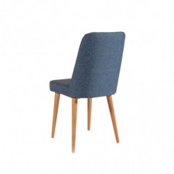 Set mesa comedor extensible y sillas (5 piezas) Vina 1048 4 pino atlántico azul oscuro Practica Hogar